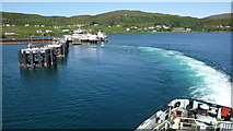 NG3863 : Leaving Uig Pier by Calum McRoberts