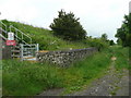 Railway embankment at Sykes Junction.