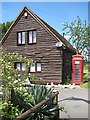 Phone box at Sledge Green