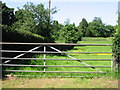 Gateway to a meadow near Henbury Lodge