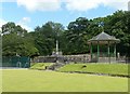 Park, bandstand and memorial, Marsden, Frith #142003