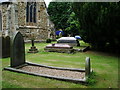 All Saints Church, Waltham, Graveyard