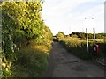 Start of the Doles Lane bridleway