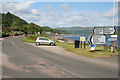 Signpost at junction of A8003 and B8000, Tighnabruaich