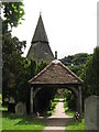 The northwest entrance to the churchyard of St Mary the Virgin