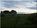 Fence on the edge of Cochno Farm