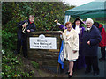 New boundary stone at Smithies Bridge