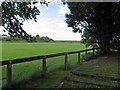 Grassland adjoining churchyard