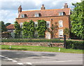 Dallinghoo Hall, seen from the lane junction