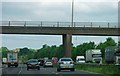 ST0280 : Looking west along the M4 south of Brynsadler by C Michael Hogan