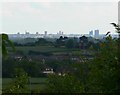 View towards the city of Leicester