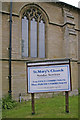 Information Board, St Mary the Virgin & All Saints, Potters Bar, Hertfordshire