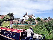 SJ6475 : Anderton - Trent & Mersey Canal and the Stanley Arms by Mike Harris