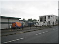 Vans loading on Hilsea Industrial Estate