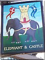 Sign for the Elephant and Castle