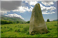 NR9435 : Standing Stone Near Glenloig by Hamish Kirkpatrick