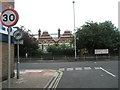 Looking from Wallington Road across to Copnor Infant School