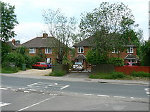 SU6559 : Village 'semis' - Sherfield Road by Mr Ignavy