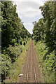 Railway line going from Chandler