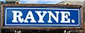 Rayne Station Centre - Platform Sign