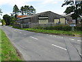 Large barn at Maes Treylow crossroads