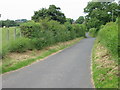 Looking N along lane towards Shuttlesfield