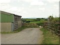 Farm entrance with fine views of the Preselli hills