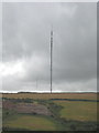 Carn Brea TV transmitter mast on Penventon Hill