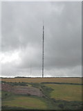 SW6939 : Carn Brea TV transmitter mast on Penventon Hill by Rod Allday
