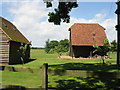 Heritage buildings on Chalksole Green Farm