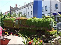 J2664 : Topiary train, Lisburn by Kenneth  Allen