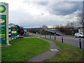 TQ4770 : Footbridge over Edgington Way, Ruxley, Kent by Dr Neil Clifton