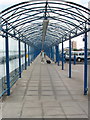 Car park walkway at London City Airport