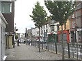 View east along the High Street in the direction of Bulkeley Square