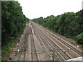 Welwyn Garden City: East Coast Main Line railway