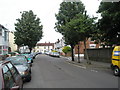 Looking along Manor Road to turning into Cowper Road