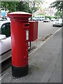 SZ0992 : Malmesbury Park: postbox № BH8 151, Portchester Road by Chris Downer