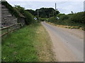 Lane heading towards New Barn Farm