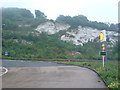 Cliff Overlooking A229 Bluebell Hill