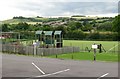 Playground and sports field at Chafyn Grove School