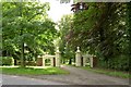 Entrance gates to Place Newton