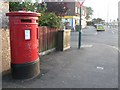 SZ1194 : Strouden: postbox № BH8 279, Castle Lane West by Chris Downer
