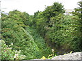 The line of the Amlwch branch line immediately north of Llannerch-y-Medd station