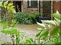 Flooded bungalow Crane Moor