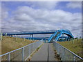 Foot & cycle bridge over widened A428