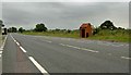 Bus shelter on the A38