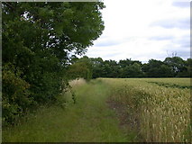 TL3557 : Footpath near Hardwick Wood by Keith Edkins