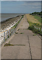 Sea wall near Immingham