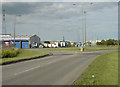 Roundabout at Kiln Lane/North Moss Lane junction