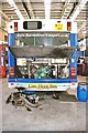 Maintenance work at Thamesdown Transport bus depot